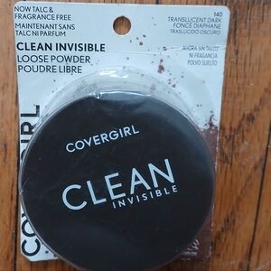 Covergirl Clean Invisible Loose Powder. #140 Translucent Dark. New!
